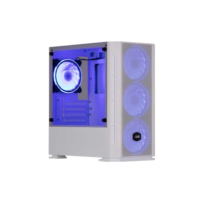 Корпус 2E GAMING Calleo GB700W без БЖ, 2xUSB3.0, 1xUSB2.0, 4x120мм ARGB, VGA 320мм, LCS ready, контролер з пультом, TG Side Wind