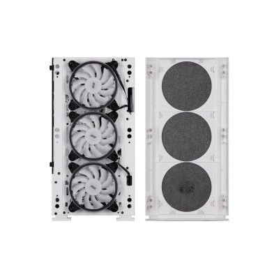 Корпус 2E GAMING Calleo GB700W без БЖ, 2xUSB3.0, 1xUSB2.0, 4x120мм ARGB, VGA 320мм, LCS ready, контролер з пультом, TG Side Wind