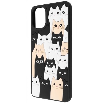 Чохол WAVE Doodle Case Samsung Galaxy A07 cats