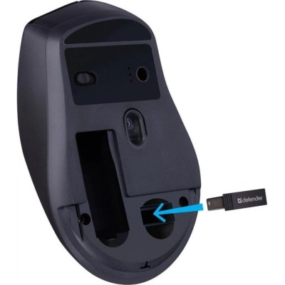 Миша DEFENDER Effect X MS-095 black (52095)