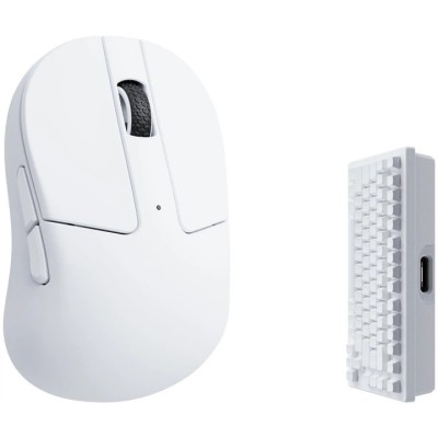 Миша Keychron M4 4K USB-A/USB-C/WL/BT, білий (M4A5_KEYCHRON)