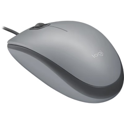 Миша LOGITECH M110 Silent-MID GRAY-USB-AKOYA