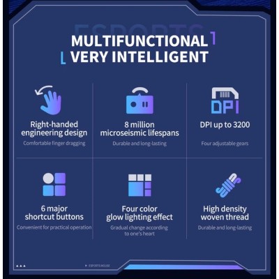 Миша XO M10 Gaming, Чорно-сріблястий