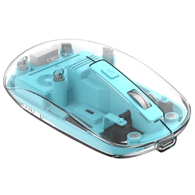 Миша XO M12 BT, Прозоро-блакитний