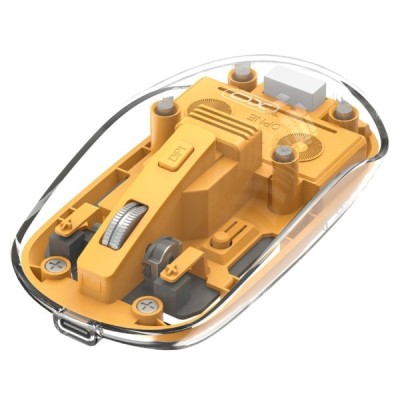 Миша XO M12 BT, Прозоро-жовтий