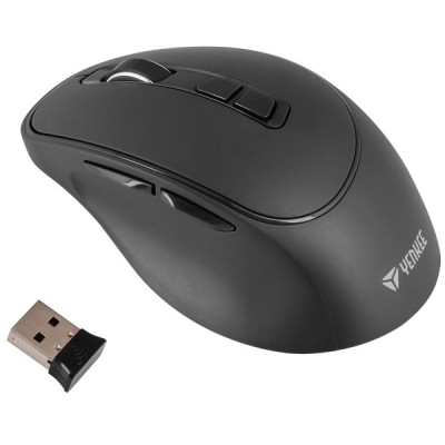 Миша YENKEE YMS 2080GY SLIDER, Wireless, Rechargable, Чорний