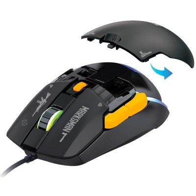 Миша YENKEE YMS 3600BK MARKSMAN Gaming Mouse Чорний