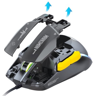 Миша YENKEE YMS 3600BK MARKSMAN Gaming Mouse Чорний