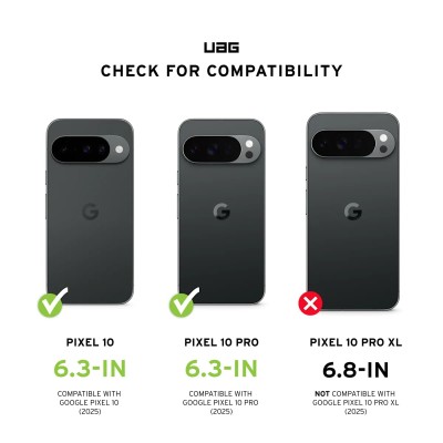 Чохол UAG для Google Pixel 10 Pro, Pathfinder Clear MagSafe, Ash