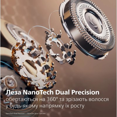 Бритва електр. Philips Series i9000 Prestige Ultra, бритв.головок-3, Li-Ion, сух.+волог., індикатор заряду, твердий чохол, хром 