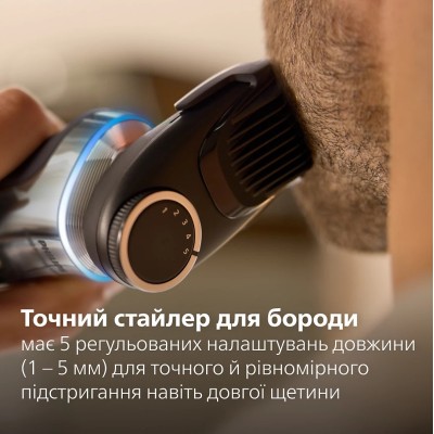 Бритва електр. Philips Series i9000 Prestige Ultra, бритв.головок-3, Li-Ion, сух.+волог., індикатор заряду, твердий чохол, хром 