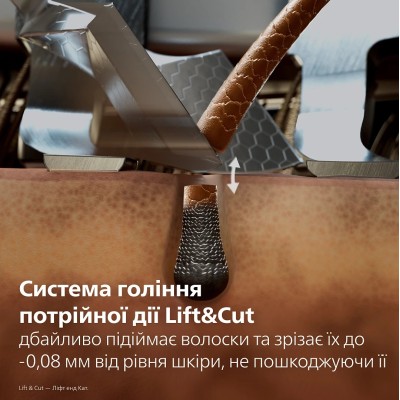 Бритва електр. Philips Series i9000 Prestige Ultra, бритв.головок-3, Li-Ion, сух.+волог., індикатор заряду, твердий чохол, хром 