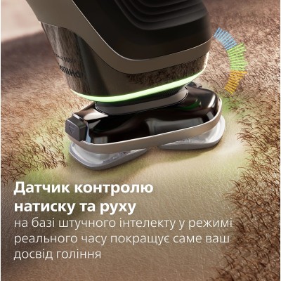 Бритва електр. Philips Series i9000 Prestige Ultra, бритв.головок-3, Li-Ion, сух.+волог., індикатор заряду, твердий чохол, хром 