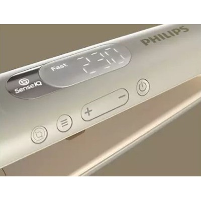 Випрямляч Philips SenseIQ Series 8000, 1800Вт, темп.режимів-14, 120-230С, іонізація, кераміка, золотий (BHS838/00)