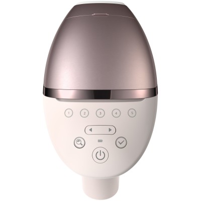 Фотоепілятор Philips Lumea IPL 9900 Series, акумуляторний , кіл-ть спалах.-450000, 2- 4 см2, насадок-4, футляр, рожевий (BRI977/
