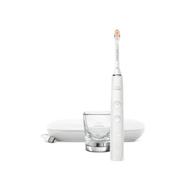 Щітка зубна електр. Philips, Sonicare DiamondClean 9000 Series, 62т. колив/хв, насадок-1, футляр, Bluetooth, білий (HX9911/19)