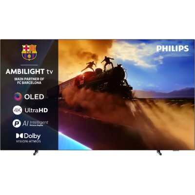 Philips Телевізор 55" OLED 4K 120Hz Smart Titan OS Black Ambilight (55OLED770/12)