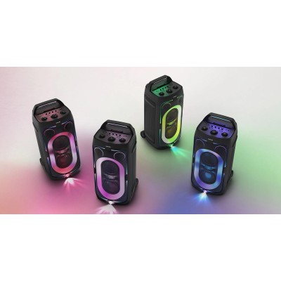 Акустична система Samsung MX-ST50F 240Вт, 2.0, BT, USB, 3.5 Mini Jack, IPX4, Party Lights+, SBC, AAC, чорний (MX-ST50F/UA)