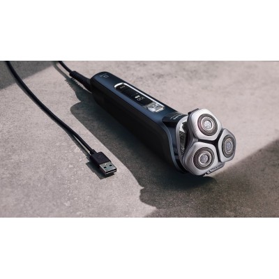 Бритва електр. Philips Series i9000 Prestige SkinIQ, бритв.головок-3, Li-Ion, сух.+волог., індикатор заряду, твердий чохол, сині