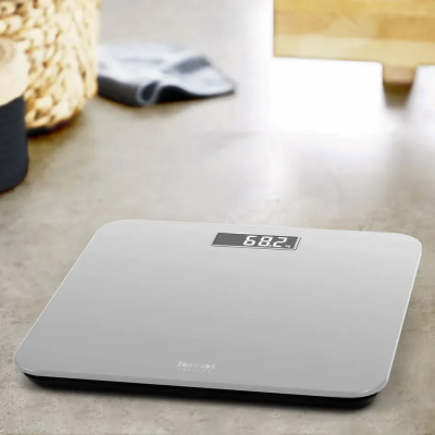 Ваги Tefal підлогові Premiss, 160кг, AAAx2 в комплекті, скло, сірий (PP1801V0)