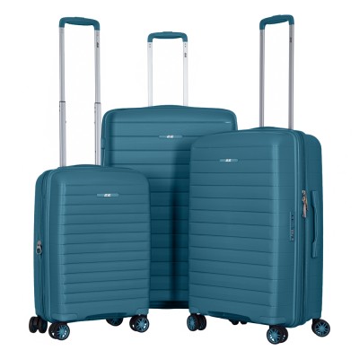 Валіза 2E, Aero, поліпропілен, велика, 99/119 л, TSA, 4 колеса, EXP, синій (2E-SPP-AERO-L-TB)