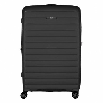 Валіза 2E, Aero, поліпропілен, велика, 99/119 л, TSA, 4 колеса, EXP, чорна (2E-SPP-AERO-L-BK)
