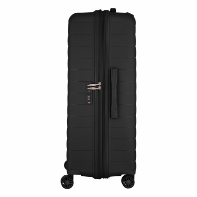 Валіза 2E, Aero, поліпропілен, велика, 99/119 л, TSA, 4 колеса, EXP, чорна (2E-SPP-AERO-L-BK)