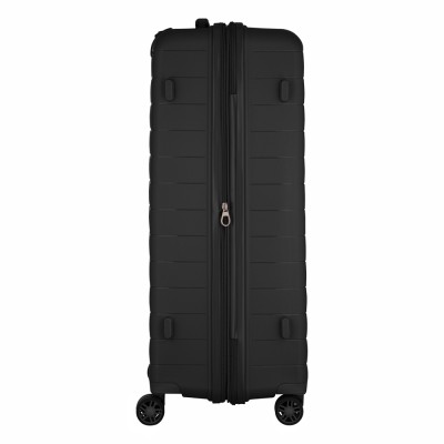 Валіза 2E, Aero, поліпропілен, велика, 99/119 л, TSA, 4 колеса, EXP, чорна (2E-SPP-AERO-L-BK)