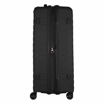 Валіза 2E, Aero, поліпропілен, велика, 99/119 л, TSA, 4 колеса, EXP, чорна (2E-SPP-AERO-L-BK)