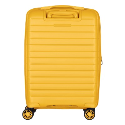 Валіза 2E, Aero, поліпропілен, мала, 35/44 л, TSA, 4 колеса, EXP, бурштиново-жовтий (2E-SPP-AERO-S-AY)