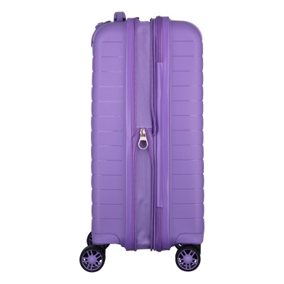 Валіза 2E, Aero, поліпропілен, мала, 35/44 л, TSA, 4 колеса, EXP, лавандовий (2E-SPP-AERO-S-LV)