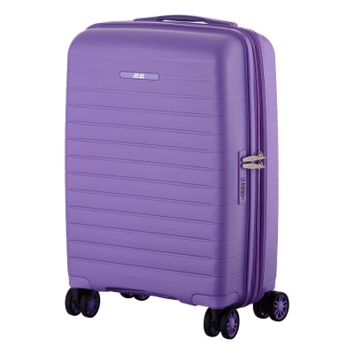 Валіза 2E, Aero, поліпропілен, мала, 35/44 л, TSA, 4 колеса, EXP, лавандовий (2E-SPP-AERO-S-LV)
