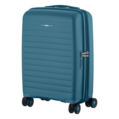 Валіза 2E, Aero, поліпропілен, мала, 35/44 л, TSA, 4 колеса, EXP, синій (2E-SPP-AERO-S-TB)