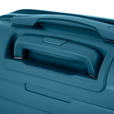 Валіза 2E, Aero, поліпропілен, мала, 35/44 л, TSA, 4 колеса, EXP, синій (2E-SPP-AERO-S-TB)