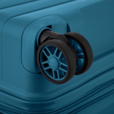Валіза 2E, Aero, поліпропілен, мала, 35/44 л, TSA, 4 колеса, EXP, синій (2E-SPP-AERO-S-TB)