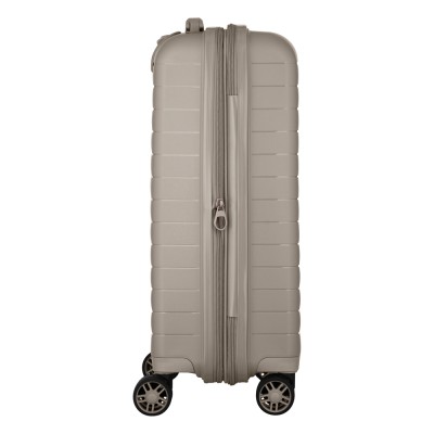 Валіза 2E, Aero, поліпропілен, мала, 35/44 л, TSA, 4 колеса, EXP, сіро-коричневий (2E-SPP-AERO-S-TP)