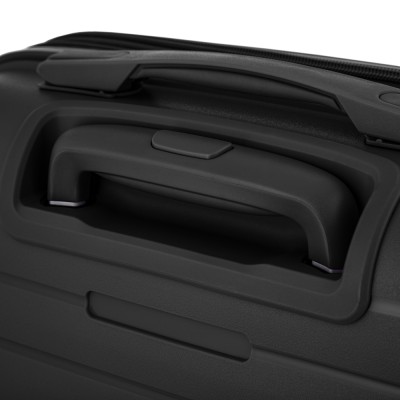 Валіза 2E, Aero, поліпропілен, мала, 35/44 л, TSA, 4 колеса, EXP, чорна (2E-SPP-AERO-S-BK)