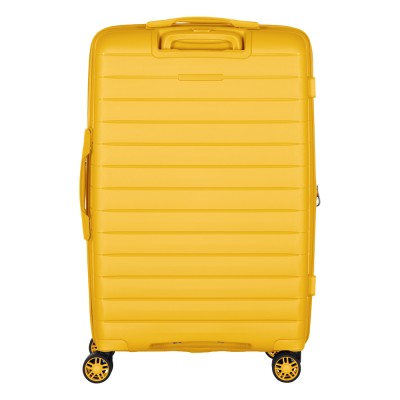 Валіза 2E, Aero, поліпропілен, середня, 63/78 л, TSA, 4 колеса, EXP, бурштиново-жовтий (2E-SPP-AERO-M-AY)