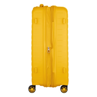 Валіза 2E, Aero, поліпропілен, середня, 63/78 л, TSA, 4 колеса, EXP, бурштиново-жовтий (2E-SPP-AERO-M-AY)