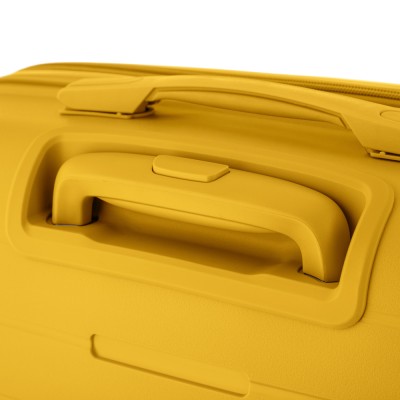 Валіза 2E, Aero, поліпропілен, середня, 63/78 л, TSA, 4 колеса, EXP, бурштиново-жовтий (2E-SPP-AERO-M-AY)