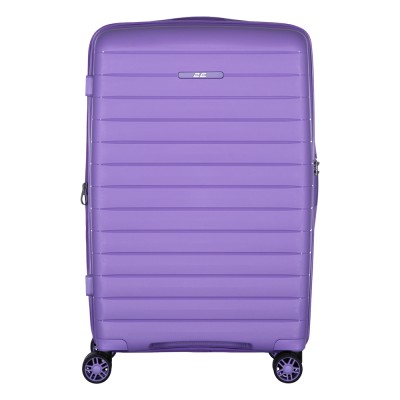 Валіза 2E, Aero, поліпропілен, середня, 63/78 л, TSA, 4 колеса, EXP, лавандовий (2E-SPP-AERO-M-LV)