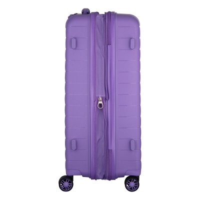 Валіза 2E, Aero, поліпропілен, середня, 63/78 л, TSA, 4 колеса, EXP, лавандовий (2E-SPP-AERO-M-LV)