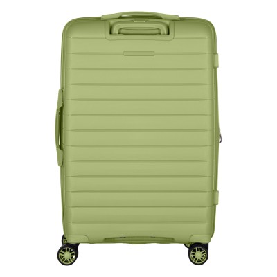 Валіза 2E, Aero, поліпропілен, середня, 63/78 л, TSA, 4 колеса, EXP, оливково-зелений (2E-SPP-AERO-M-MG)