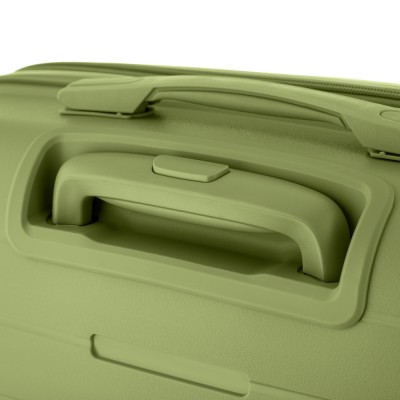 Валіза 2E, Aero, поліпропілен, середня, 63/78 л, TSA, 4 колеса, EXP, оливково-зелений (2E-SPP-AERO-M-MG)
