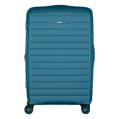 Валіза 2E, Aero, поліпропілен, середня, 63/78 л, TSA, 4 колеса, EXP, синій (2E-SPP-AERO-M-TB)