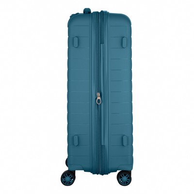 Валіза 2E, Aero, поліпропілен, середня, 63/78 л, TSA, 4 колеса, EXP, синій (2E-SPP-AERO-M-TB)
