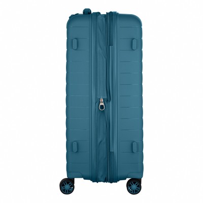 Валіза 2E, Aero, поліпропілен, середня, 63/78 л, TSA, 4 колеса, EXP, синій (2E-SPP-AERO-M-TB)