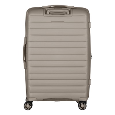 Валіза 2E, Aero, поліпропілен, середня, 63/78 л, TSA, 4 колеса, EXP, сіро-коричневий (2E-SPP-AERO-M-TP)