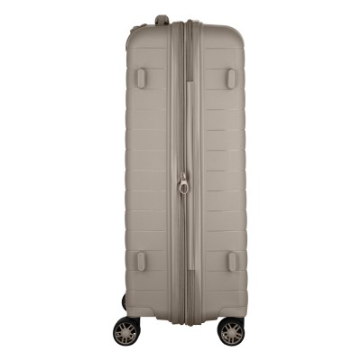 Валіза 2E, Aero, поліпропілен, середня, 63/78 л, TSA, 4 колеса, EXP, сіро-коричневий (2E-SPP-AERO-M-TP)