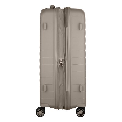 Валіза 2E, Aero, поліпропілен, середня, 63/78 л, TSA, 4 колеса, EXP, сіро-коричневий (2E-SPP-AERO-M-TP)